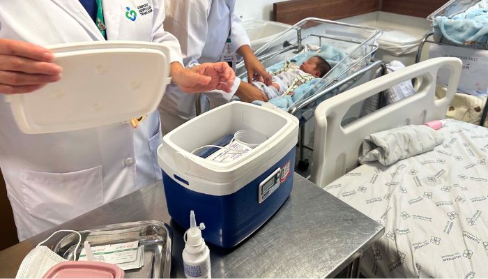 Foto: SESA Nirsevimabe já protege 1,1 mil bebês prematuros contra infecções respiratórias